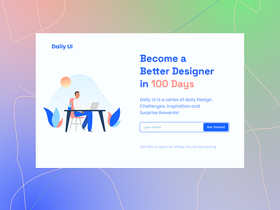 Daily UI Landing Page Redesign