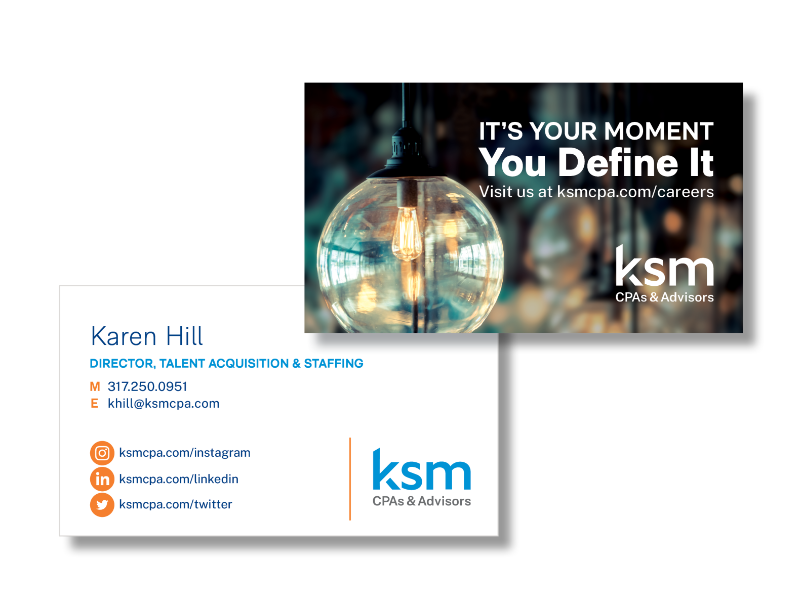 Recruiting Business Cards by Jeremy A Williams on Dribbble