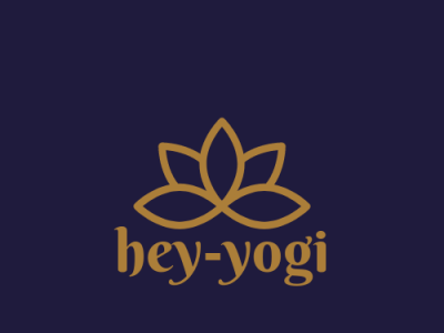 Hey-Yogi - Logo branding design graphic design illustration logo logo design