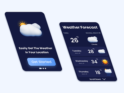Dark-Mode Weather App