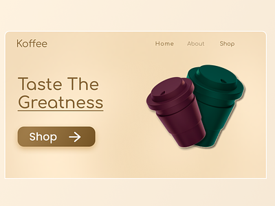 Koffee - Coffee Brand Landing Page