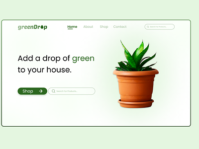 Plant E-commerce Site