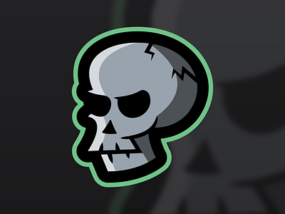 Bonehead Logo esports esports logo gaming logo logo logo design