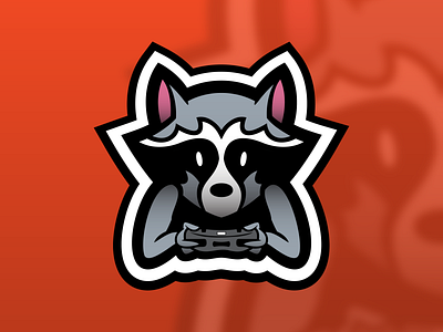 Raccoon eSports Logo esports esports logo esports mascot gaming gaming logo logo logo design raccoon raccoons
