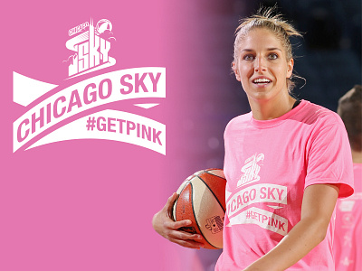 Chicago Sky - Breast Health Awareness T Shirt basketball chicago chicago sky sky sports wnba