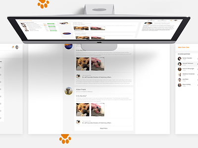Web Redesign for A Vet Clinic dashboard dashboard design design designer ui user experience user interface webdesign website website concept website design