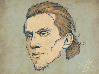 Ivan face illustration portrait vector