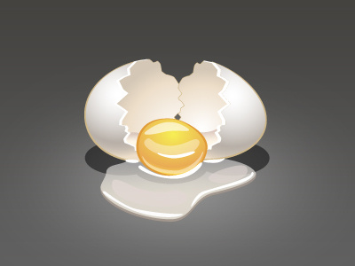 Egg icon illustrator