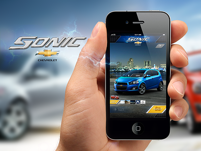 Chevrolet Sonic App application car chevrolet cleevio explore facebook mobile sonic