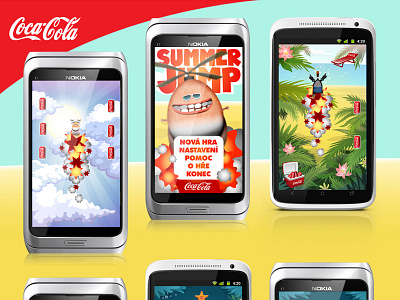 Coca-Cola Summer Jump Game app coca cola cola game interactive jump mobile summer