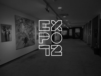 Expo72 art gallery logo oami type