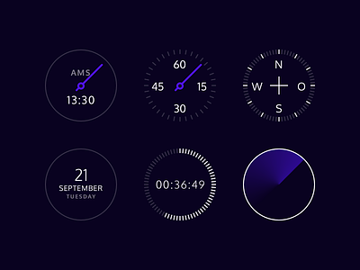 Watch UI faces interface smart ui watch