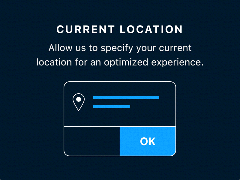 Location Dialog app dialog ios location services popup psychology ux