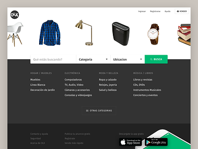 OLX Redesign amazon branding design ebay green layout marktplaats redesign refresh web webdesign website
