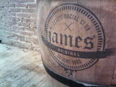 Zeglis Social Club x James Original logo print