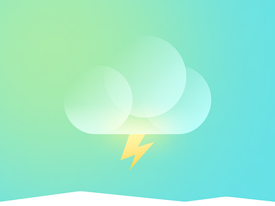 Cloud branding concept illustration vector