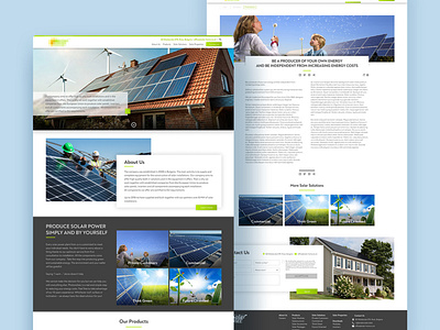 Solar Solutions website redesign