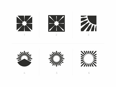 Solar Home - Logo exploration - 1,2,3,4,5 or 6? design graphic graphic design graphicdesign identity logo logodesign logos mark solar solar system symbol