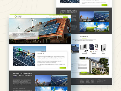 Solar Solutions website design graphic design landing landingpage solar ui ui ux ui design uidesign uiux ux ux ui ux design uxdesign uxui web web design webdesign website website design