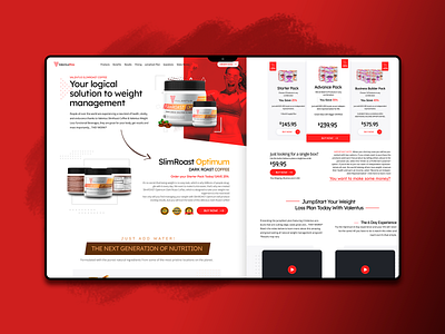 Valentus Product Web Design