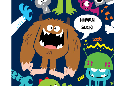 Monsters-Humans Suck! monsters