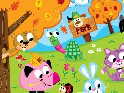 Pets at Play animals forest