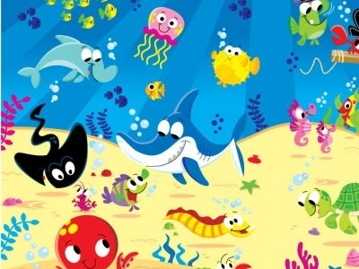 Ocean Scene creatures oceansea