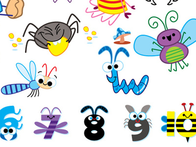 Sticker Book Bugs insects