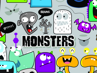 MONSTERS-FACES