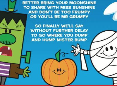 MR.MEN HALLOWEEN INVITE