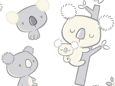 BABY KOALA CHARACTER DESIGN