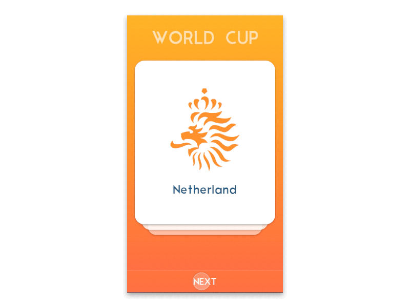 Worldcup animation card football germany netherland process soccer switch