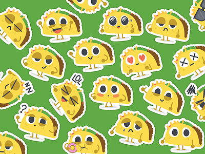 "Let's Taco Bout It" iMessage Stickers