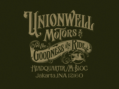 Unionwell Lettering