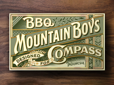 Shoe Packaging design handlettering lettering ornament packaging typeface typography victorian vintage
