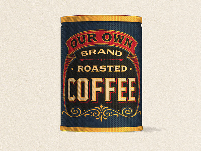 Vintage Label Template coffee design font graphic design illustration label lettering packaging typeface typography vintage