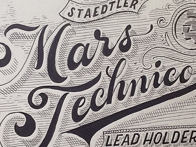 Staedtler Mars Technico belmenid handlettering hands lettering indonesia lettering texture vintage