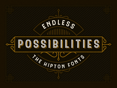 Hipton font with extras