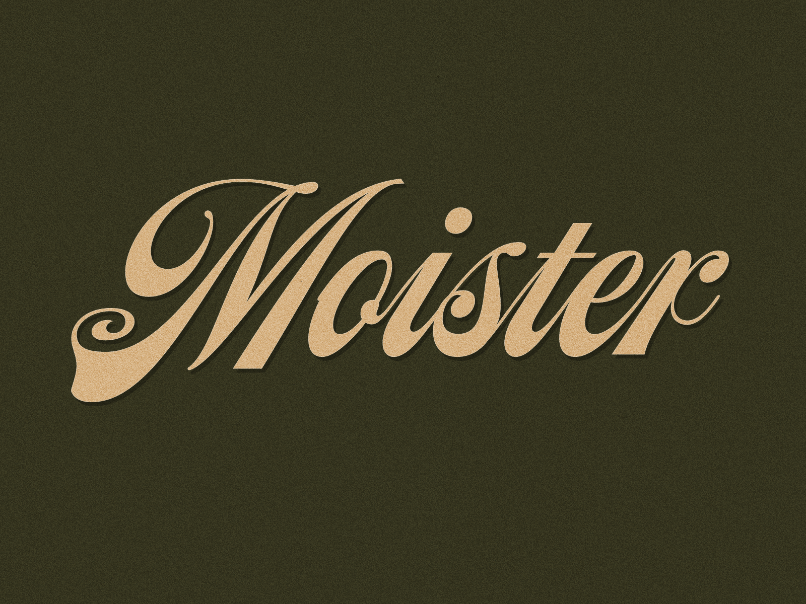 Moister Opentype Features font hand lettering handlettering hands lettering lettering opentype script texture typeface typography vintage