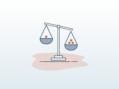 kitchen scales icon. Element of measuring instruments icon with
