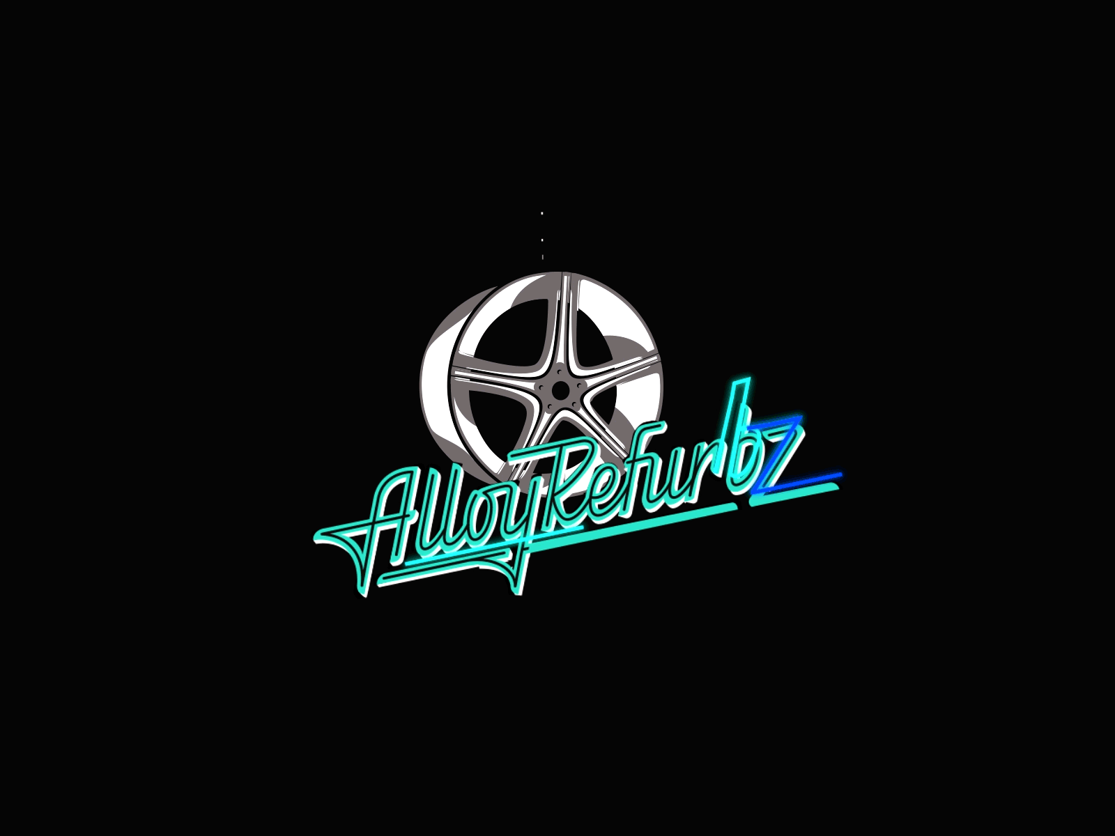 Alloy Refurbz logo animation animation logo animation motion graphics motion logo refurbishment wheels