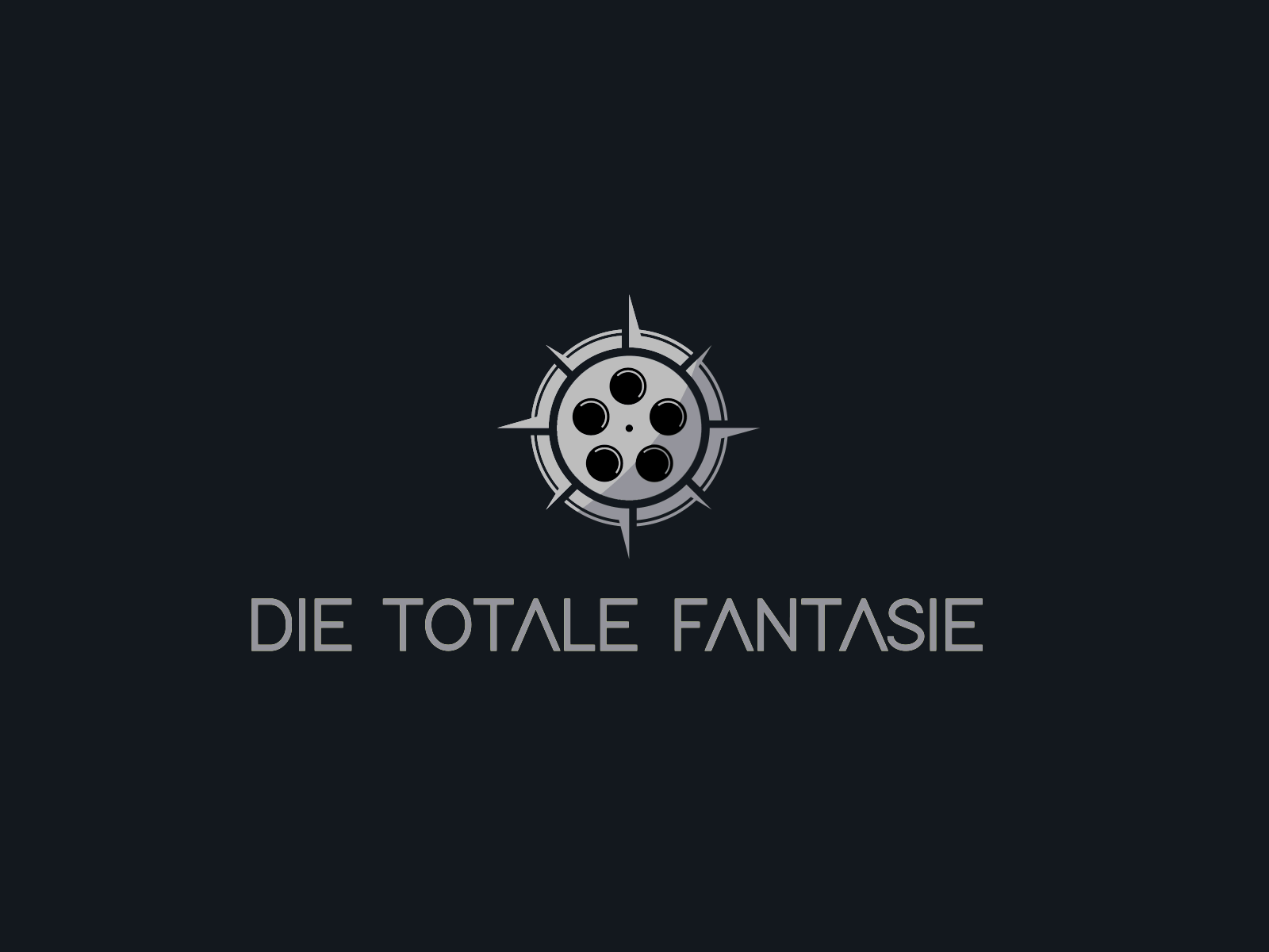 Die Totale Fantasie logo animation animation logo animation motion graphics revolver shot