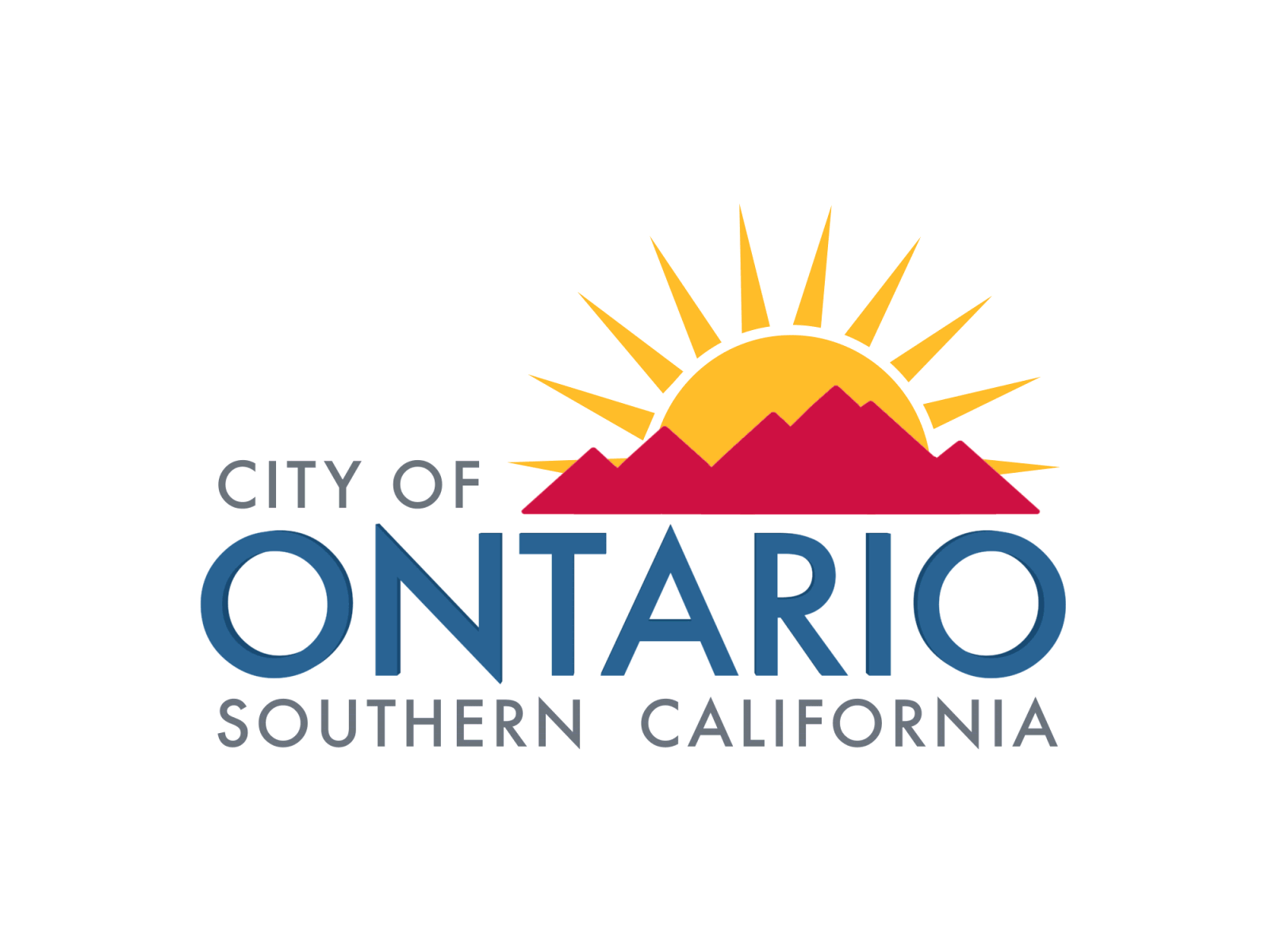 City of Ontario Southern California Logo animation animation city logo animation motion graphics mountains ontario southern california sun
