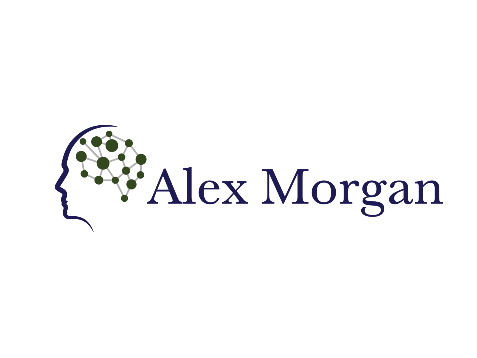 Alex Morgan Logo Animation animation head logo animation motion graphics neuro