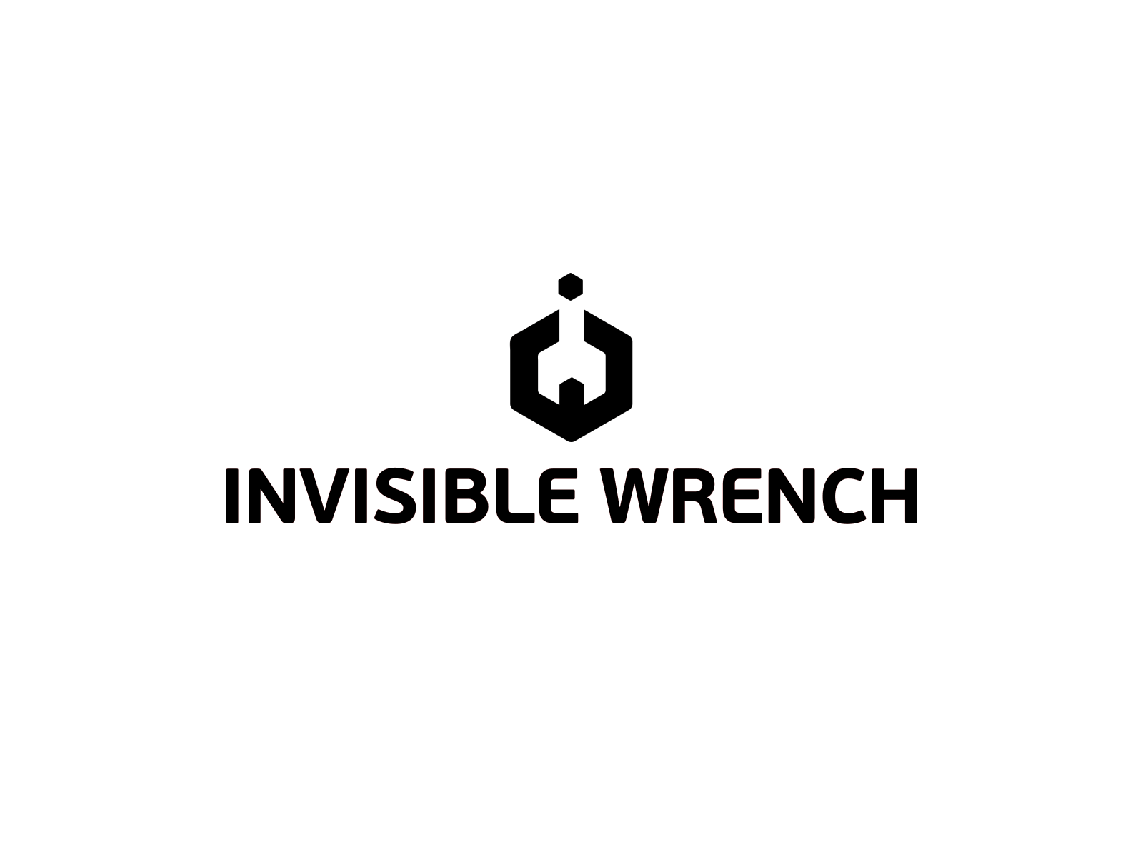 Invisible Wrench Logo animation animation logo logo animation motion graphics wrench