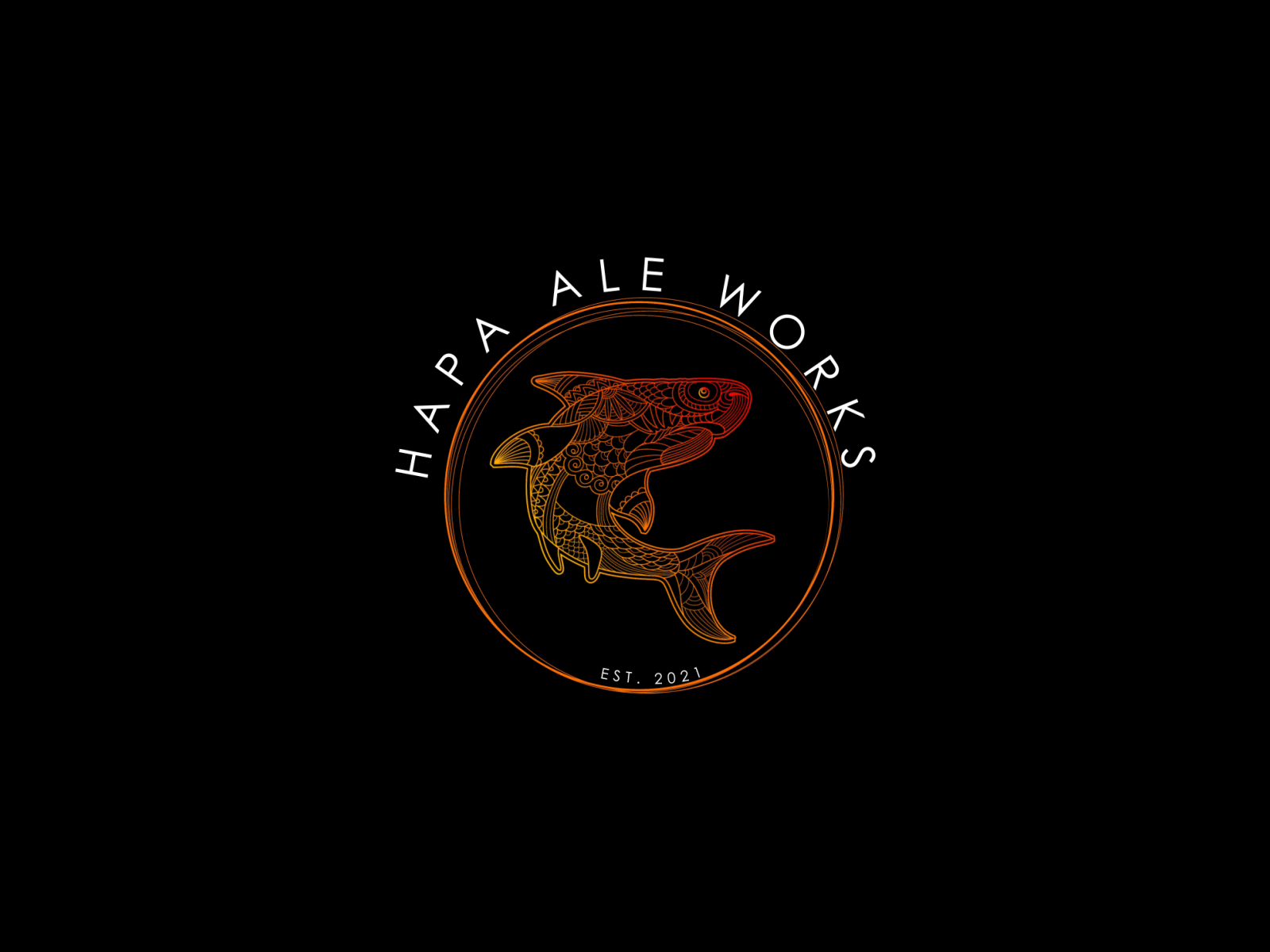 Hapa Ale Works Logo Animation animation bar fish logo logo animation logoanimation motion design motion graphics pub