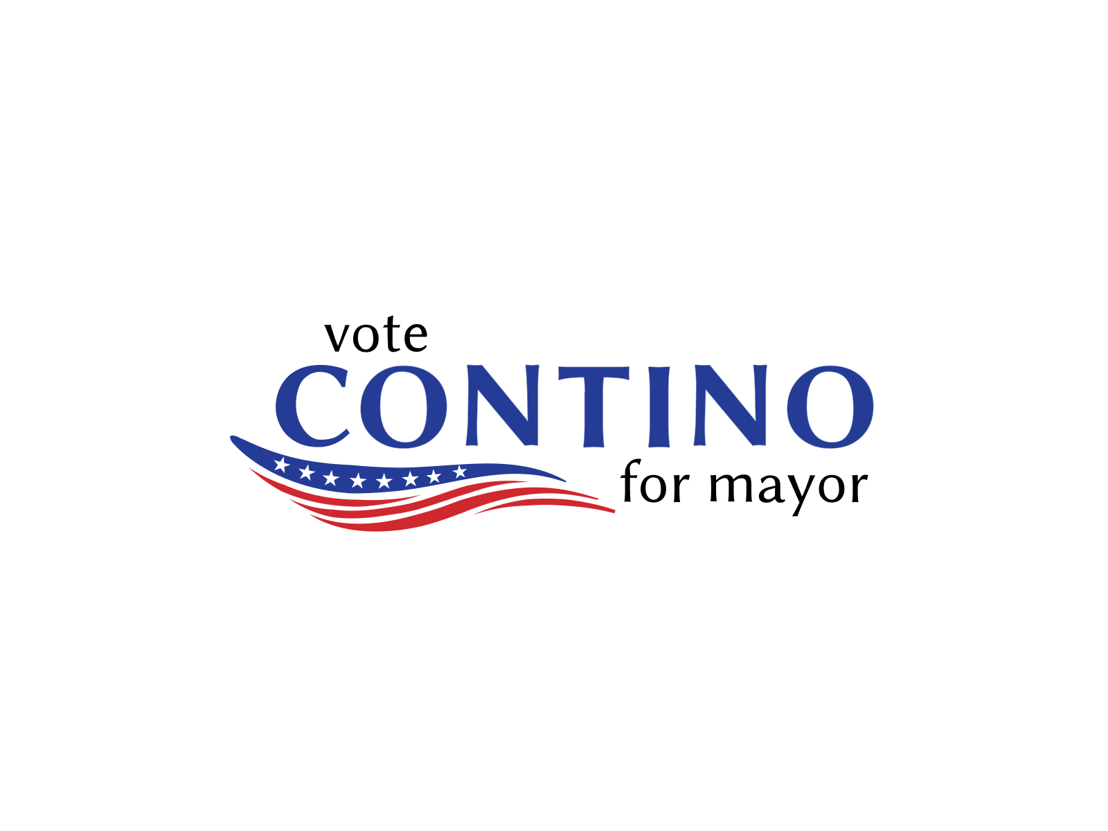 Contino for mayor Logo animation animation election logo logo animation vote