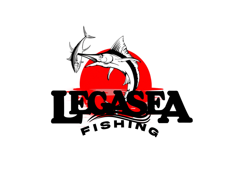 Legasea Fishing Logo Animation animatedlogo animation fish fishing jump logo logo animation marlin motion graphics sea splash