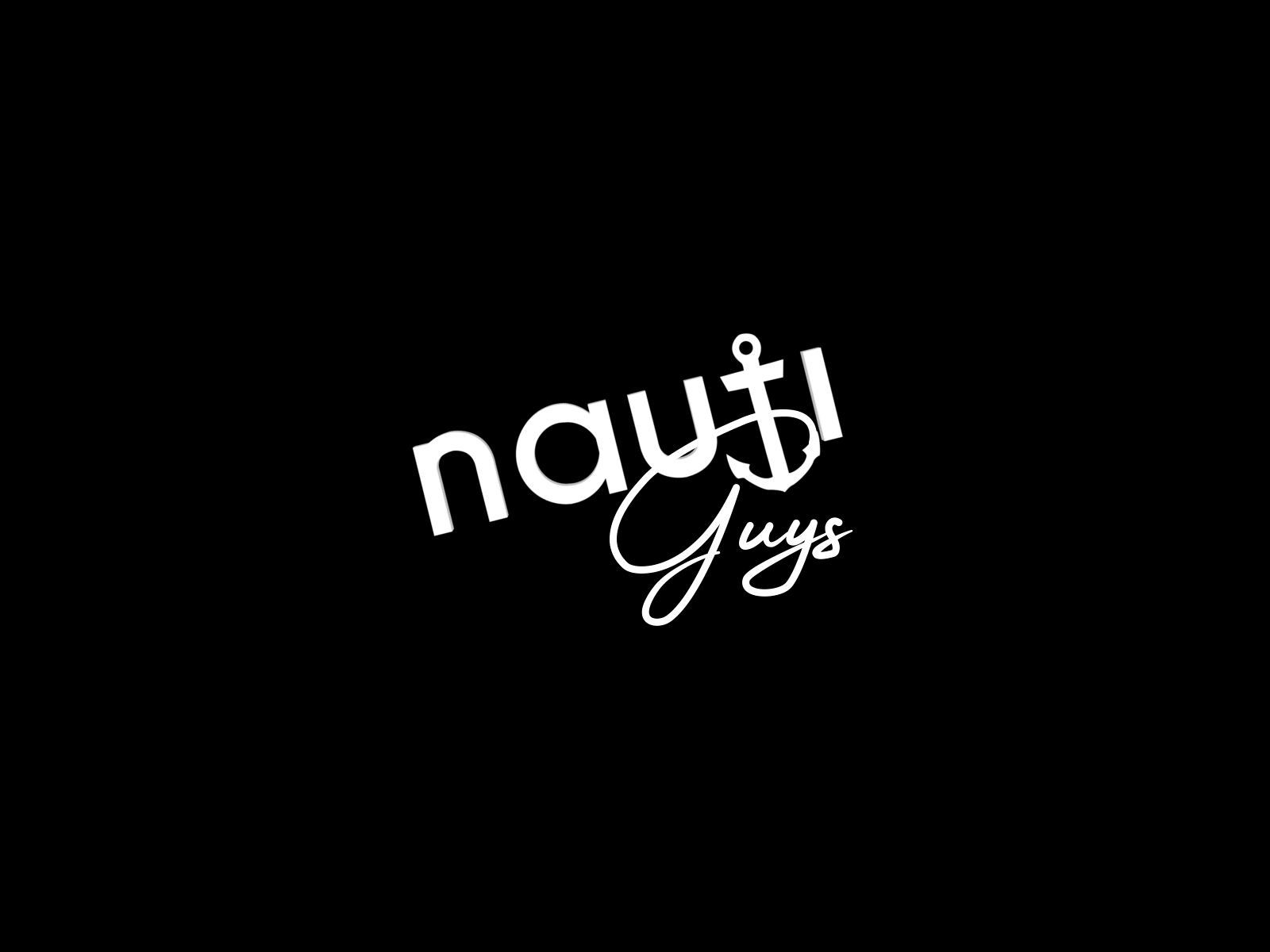 Nauti Guys Logo Animation anchor animatedlogo animation bubbles logo logoanimation motion graphics