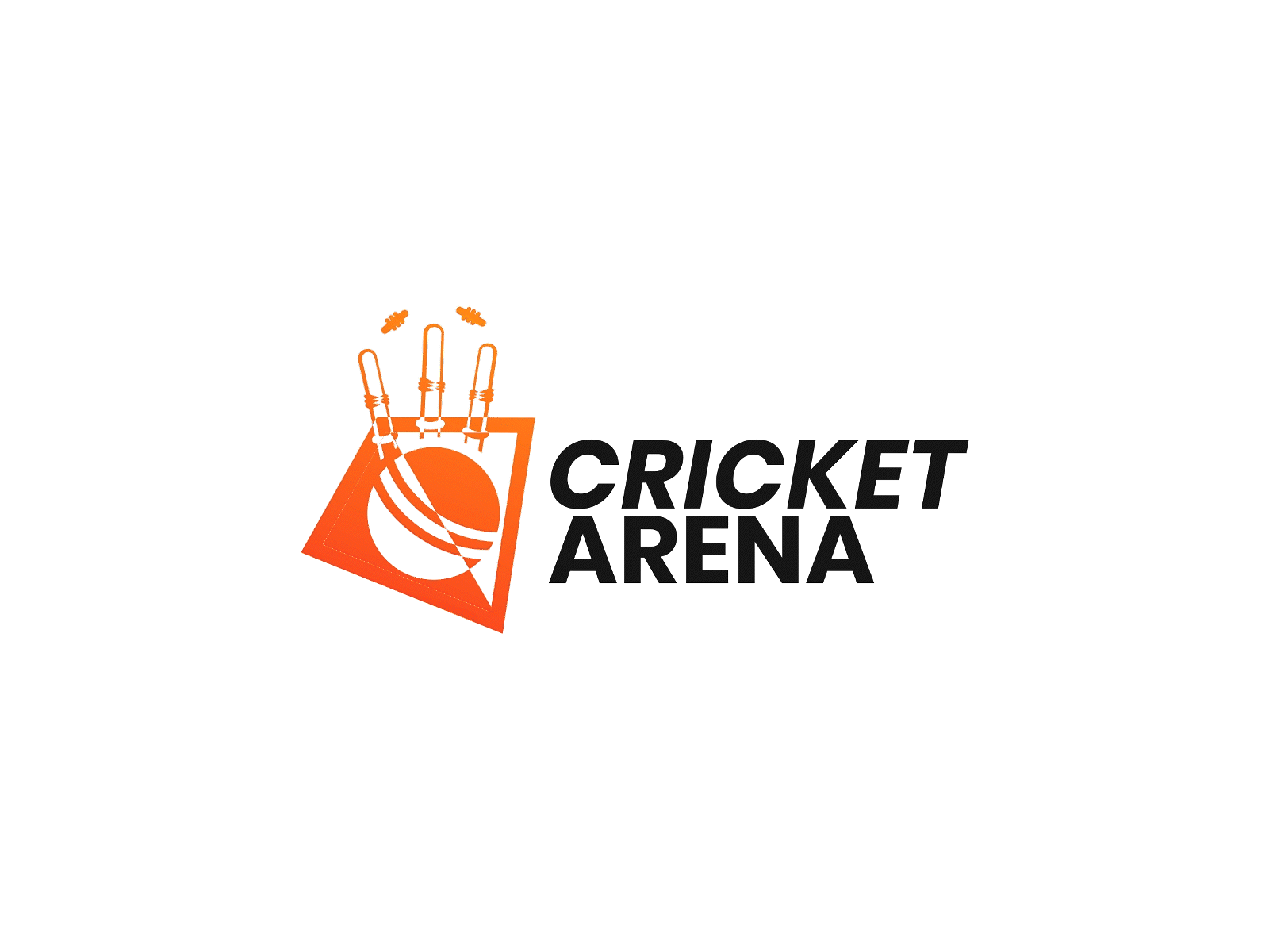 Cricket Arena Logo Animation animatedlogo animation arena ball cricket hit logo logo animation motion graphics